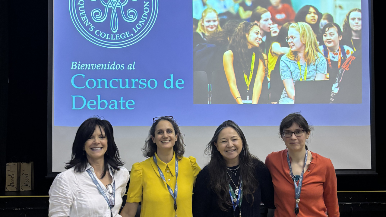 Queen's College, London Spanish department organised the Interschool Debating Competition