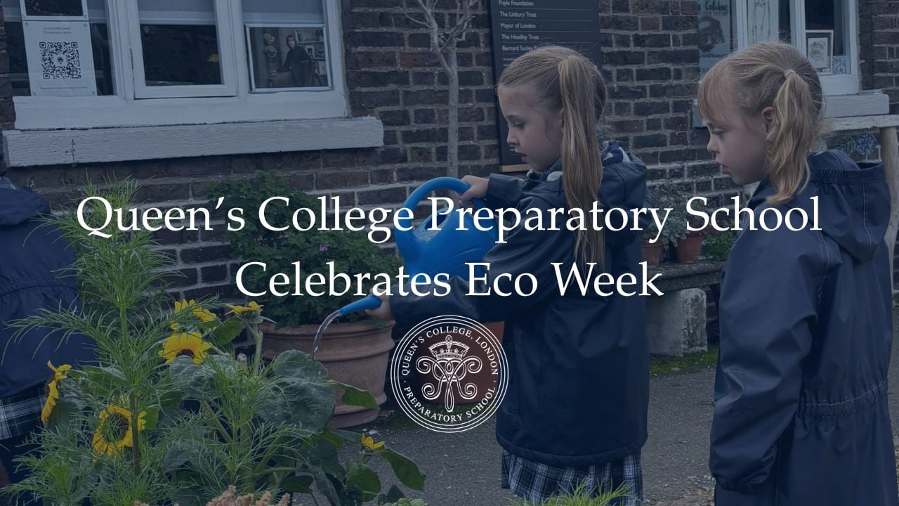 Students watering flowers during Chiswick House visit